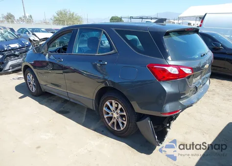 2018 Chevrolet Equinox Ls из США, поврежденный, VIN 3GNAXHEV3JS537451